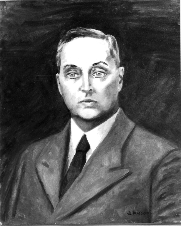 ritratto del sindaco di Tivoli Ignazio Missoni (dipinto) di Missoni Angelo (sec. XX)