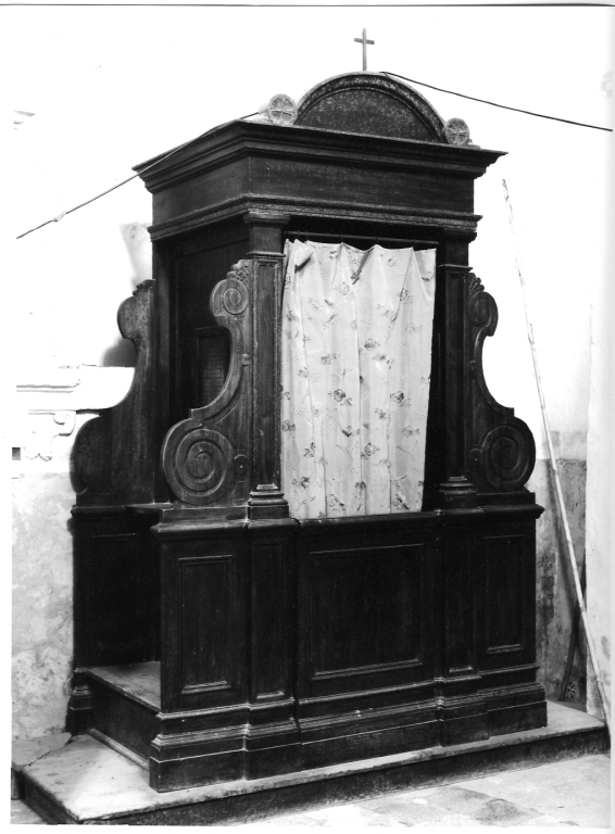confessionale - ambito laziale (sec. XIX)