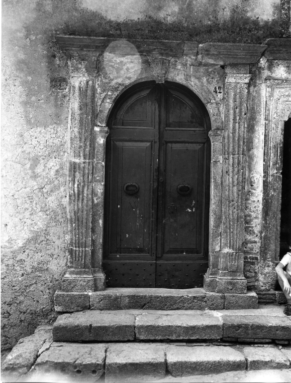 mostra di portale - ambito laziale (sec. XVI)