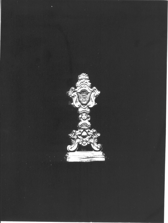 reliquiario - a ostensorio, coppia - manifattura laziale (sec. XVIII)