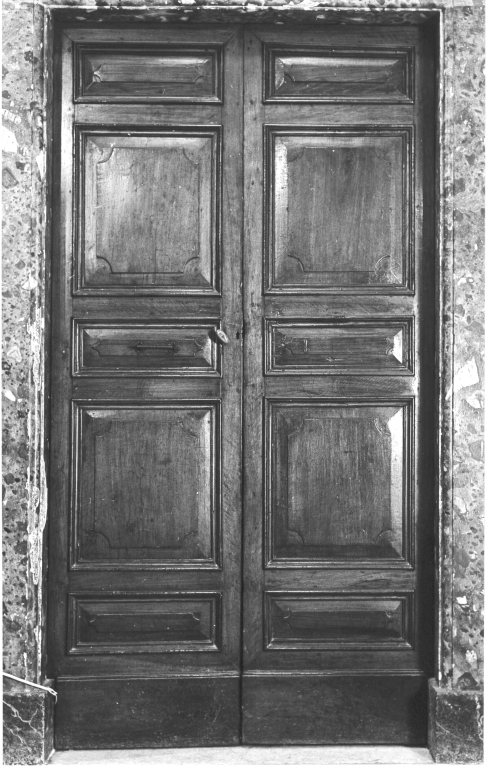 porta - a due battenti - manifattura laziale (sec. XVI)