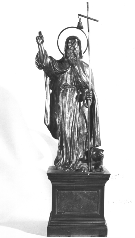 Sant'Antonio Abate (statua) - ambito laziale (sec. XIX)