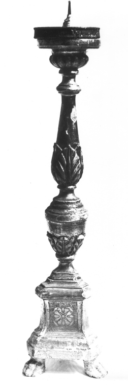 candeliere, serie - manifattura laziale (sec. XVIII)