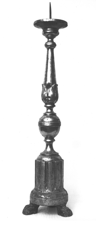 candeliere, serie - manifattura laziale (secc. XVIII/ XIX)