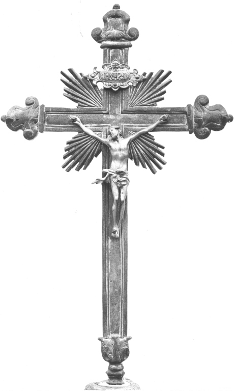 croce d'altare - ambito laziale (sec. XVIII)