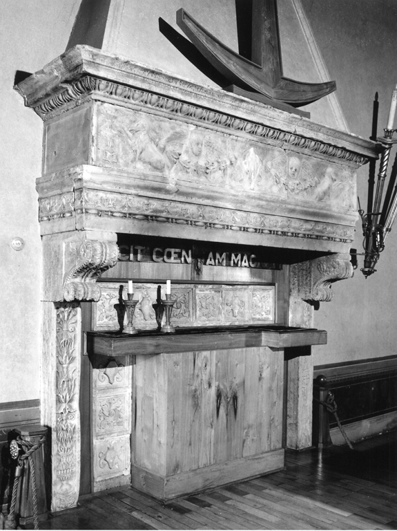 mostra di camino - ambito laziale (sec. XVI)