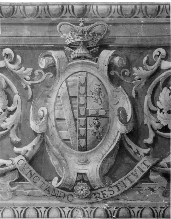 stemma della famiglia Colonna (dipinto) - ambito laziale (secc. XIX/ XX)