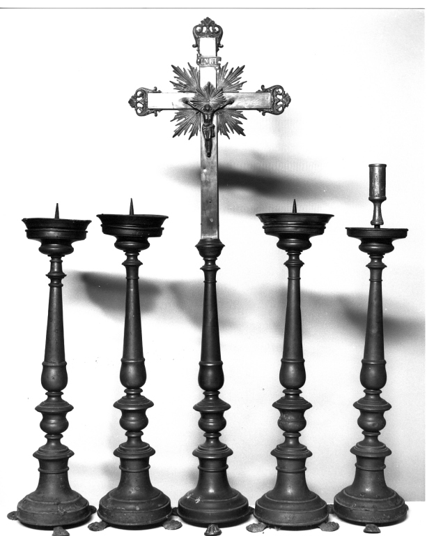 servizio d'altare - ambito laziale (sec. XIX)