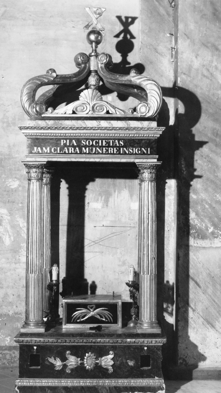 espositorio processionale - ambito italiano (sec. XIX)