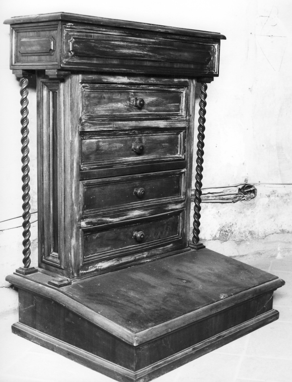 inginocchiatoio - ambito laziale (sec. XIX)