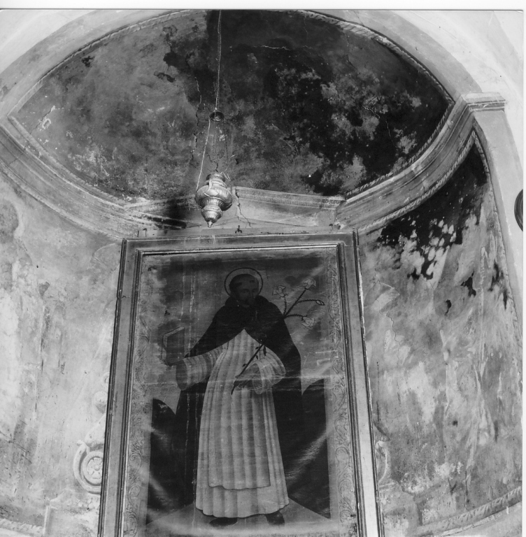 Santi (dipinto, frammento) - ambito laziale (prima metà sec. XVII)