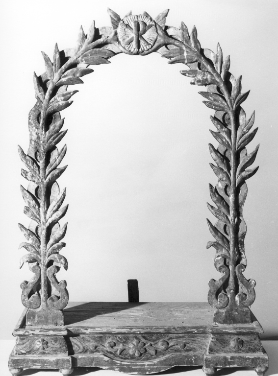 tronetto per esposizione eucaristica - ambito italiano (secc. XIX/ XX)