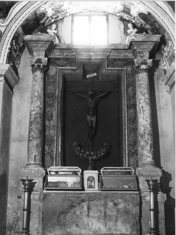 altare - ambito laziale (prima metà sec. XV, sec. XVII)