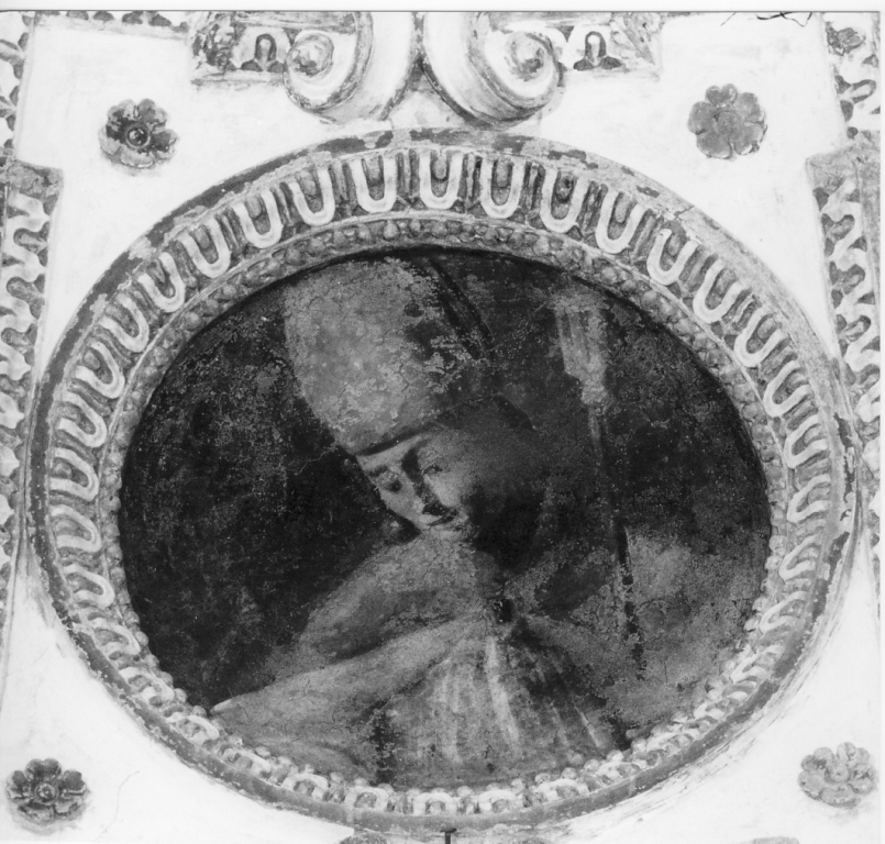 San Gregorio Magno (dipinto) di Fontebuoni Anastasio (sec. XVII)
