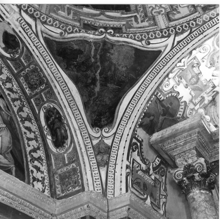 Cristo crocifisso (dipinto) di Fontebuoni Anastasio (sec. XVII)