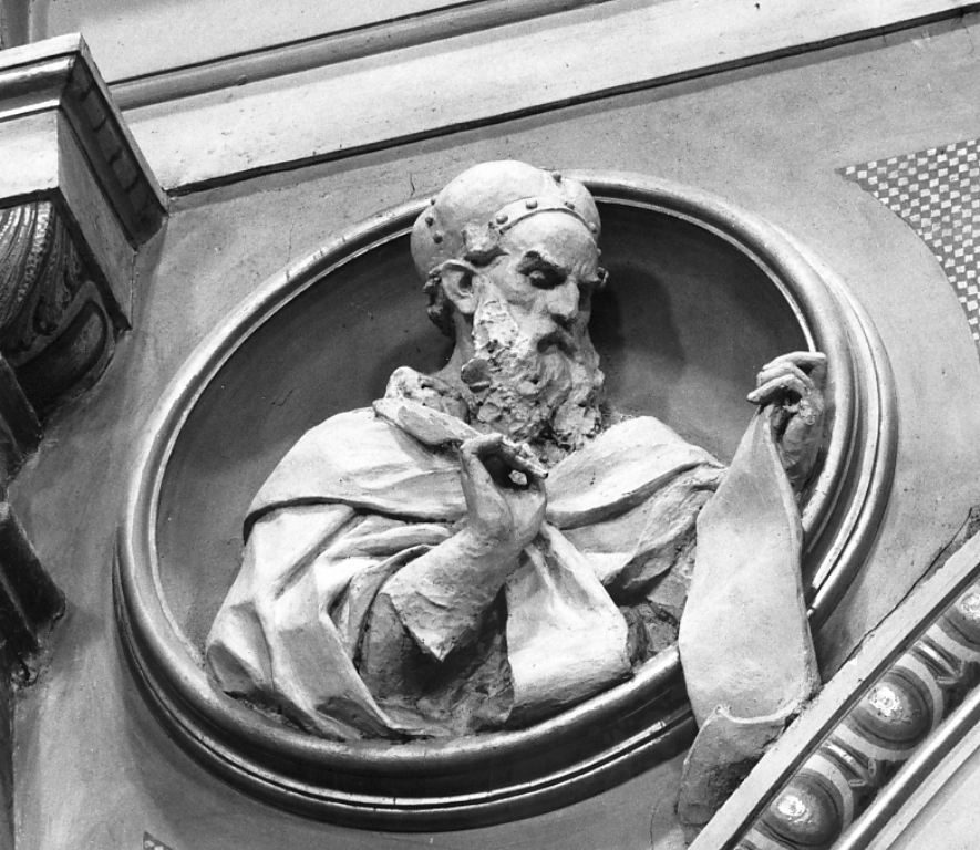 San Gregorio Nazianzeno (scultura) di Fontana Luigi (sec. XIX)