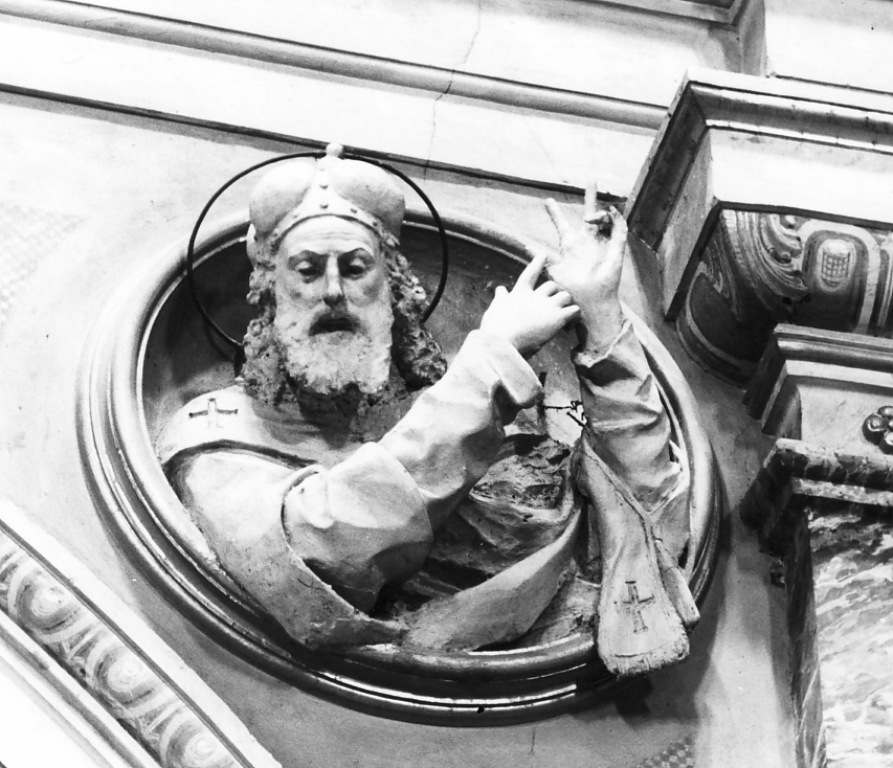 Sant'Attanasio (scultura) di Fontana Luigi (sec. XIX)