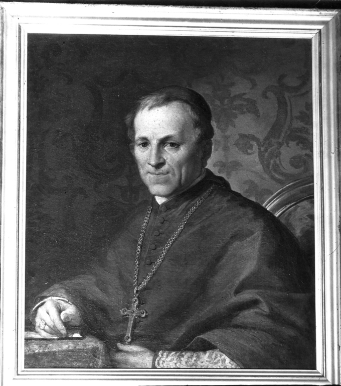ritratto del vescovo Concetto Focaccetti (dipinto) di Fontana Luigi (attribuito) (sec. XIX)