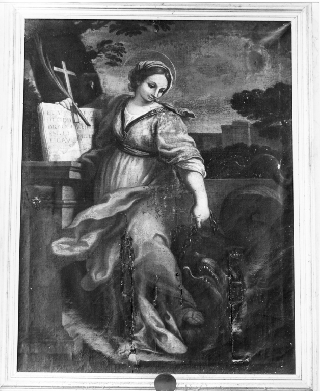 Santa Margherita d'Antiochia (dipinto) - ambito laziale (sec. XVIII)