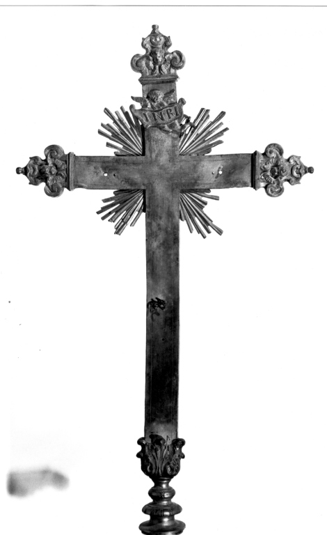 croce processionale - ambito laziale (seconda metà sec. XVIII)