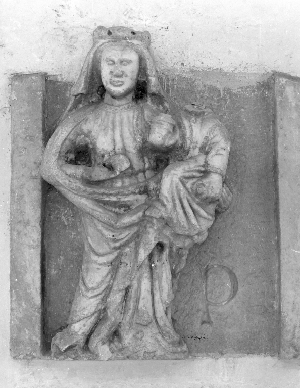 Madonna con Bambino (rilievo) - ambito umbro-senese (prima metà sec. XIV)