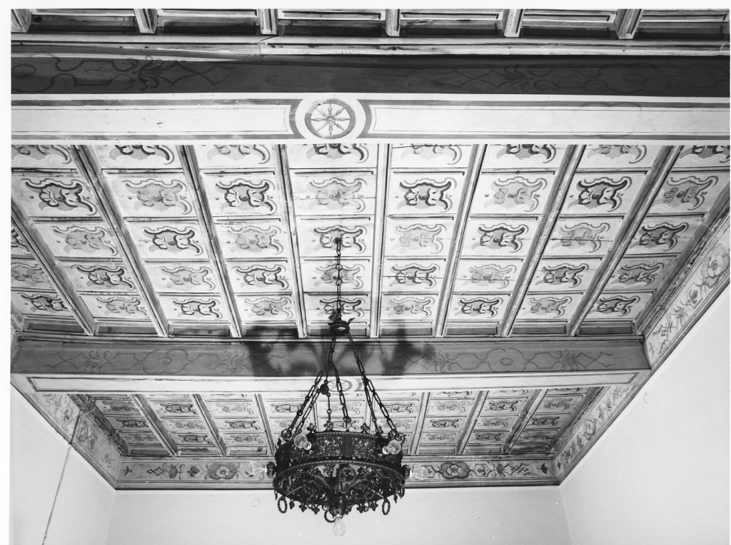 soffitto dipinto - ambito laziale (sec. XIX)