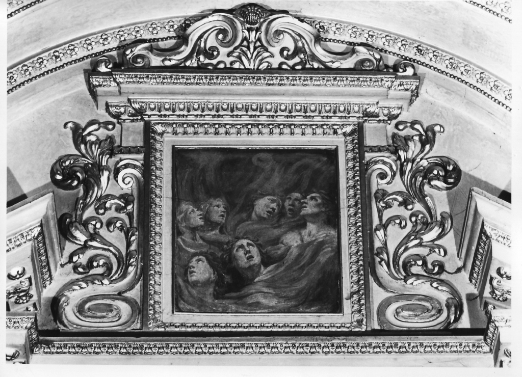 anime del purgatorio (dipinto) di Baldi Lazzaro (seconda metà sec. XVII)
