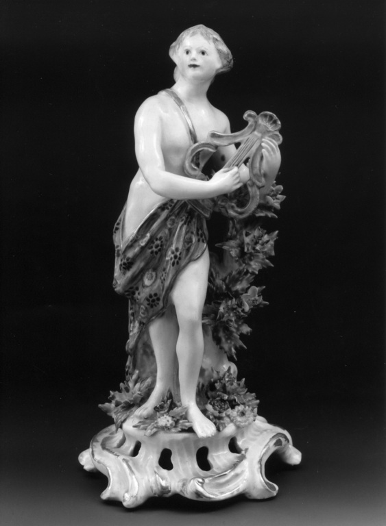 Apollo citaredo (scultura) - manifattura di Bow (sec. XVIII)