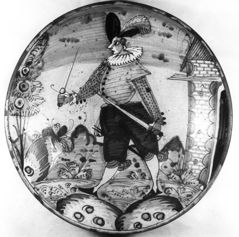 piatto - produzione di Montelupo (prima metà sec. XVII)