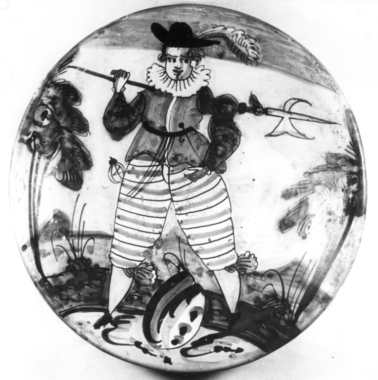 piatto - produzione di Montelupo (prima metà sec. XVII)