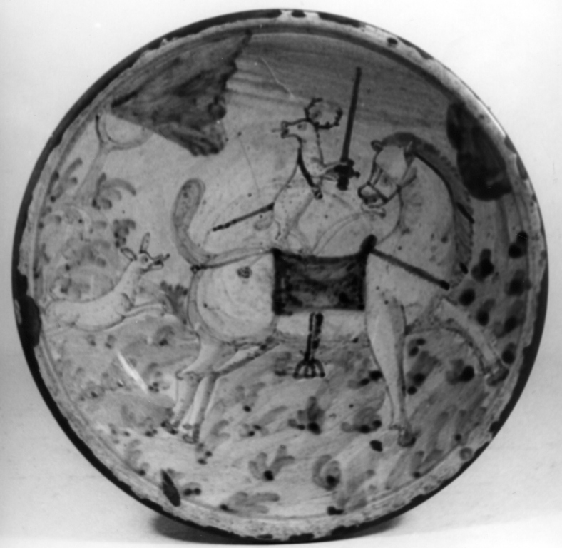 piatto - produzione di Montelupo (seconda metà sec. XVII)