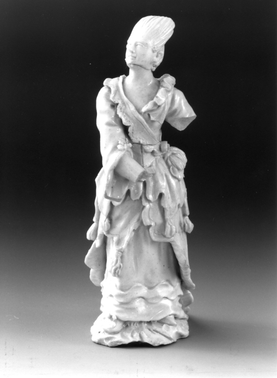 dama (scultura) - manifattura di Antonibon (secc. XVIII/ XIX)