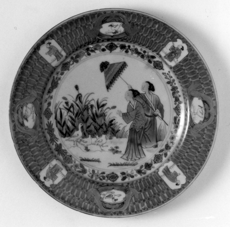 piatto - manifattura della Compagnia delle Indie (sec. XVIII)