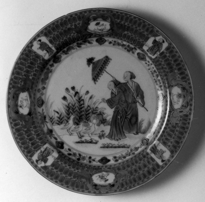 piatto - manifattura della Compagnia delle Indie (sec. XVIII)