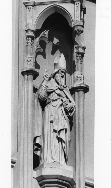 Sant'Ambrogio (scultura) di Angelini Tito (sec. XIX)