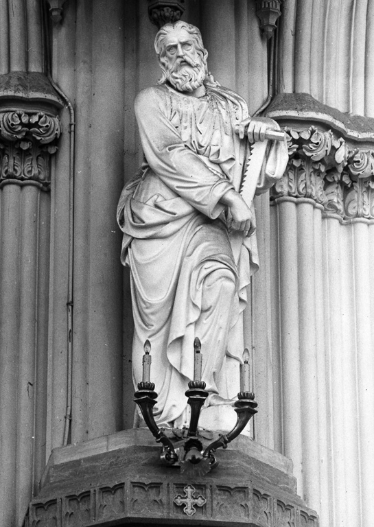 apostolo (scultura) di D'Annibale Giuseppe, D'Annibale Vincenzo (sec. XIX)