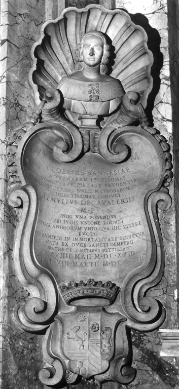 lapide tombale - ambito romano (sec. XVII)