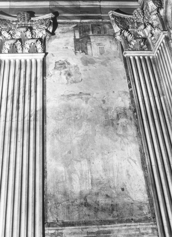 San Giacomo il Maggiore condotto al martirio (dipinto) di Munari Pellegrino detto Pellegrino da Modena (sec. XVI)