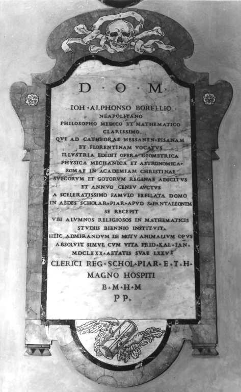 lapide - ambito romano (sec. XVII)