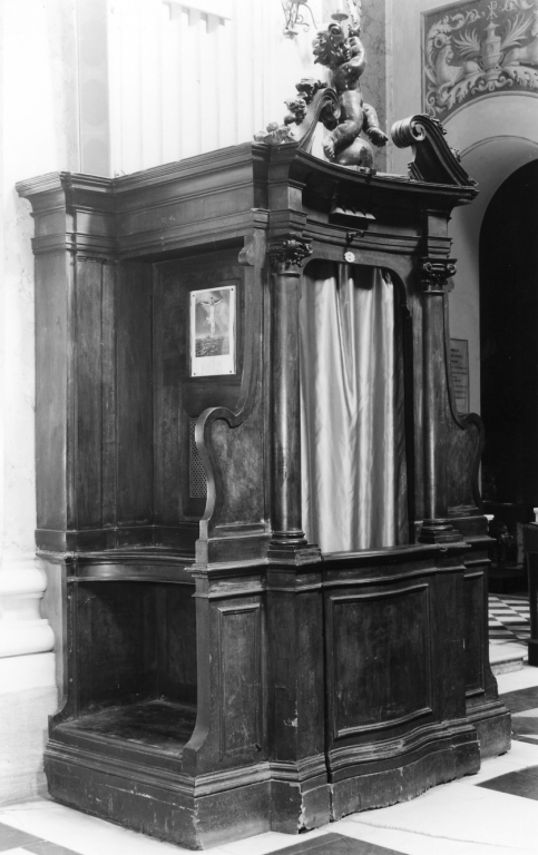 confessionale - ambito romano (seconda metà sec. XVIII)