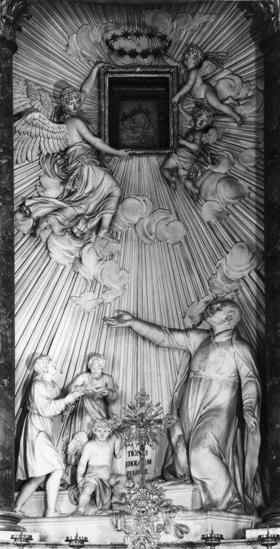 Santo (rilievo) di Acquisti Luigi (sec. XIX)
