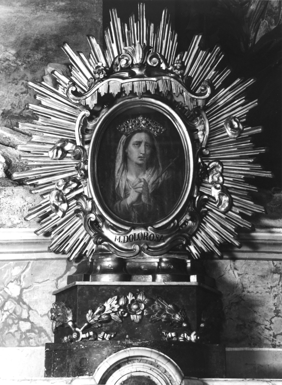 Madonna Addolorata (dipinto) - ambito romano (seconda metà sec. XIX)