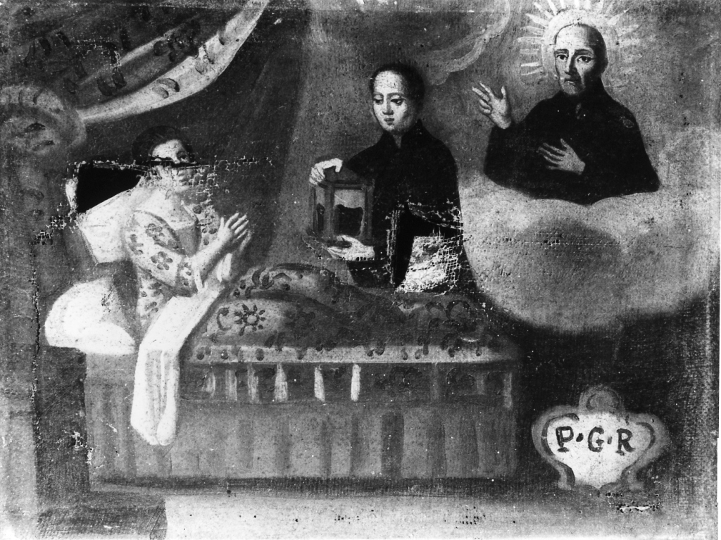 Santo (dipinto) - ambito romano (metà sec. XVII)