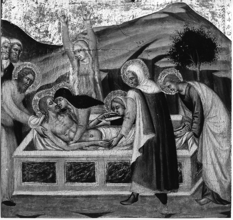 deposizione di Cristo nel sepolcro (dipinto) di Andrea di Bartolo (metà sec. XV)