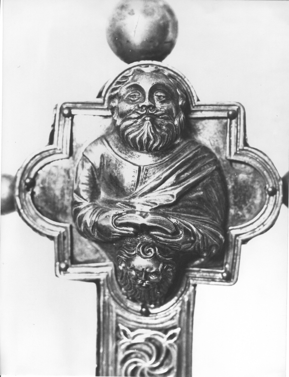 San Marco Evangelista (rilievo) - scuola abruzzese (sec. XV)