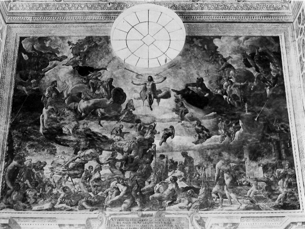 Giudizio Universale (dipinto) di Van den Broeck Hendrik detto Arrigo Fiammingo (sec. XVI)