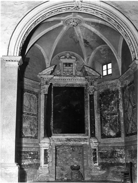altare - a edicola - maestranze laziali (prima metà sec. XVII)