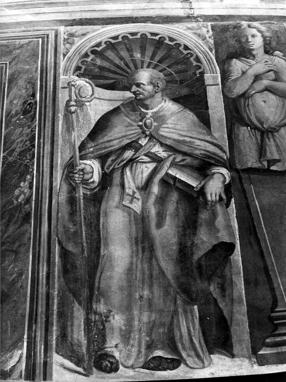 Santi (decorazione pittorica, ciclo) di Zuccari Federico (scuola), Zuccari Taddeo (scuola) (sec. XVI)