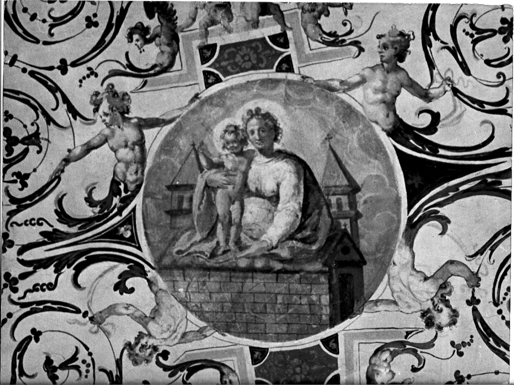 motivi decorativi a grottesche (dipinto) di Zuccari Federico (scuola), Zuccari Taddeo (scuola) (sec. XVI)
