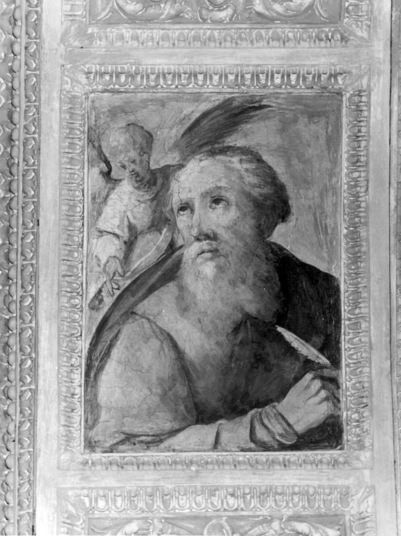 San Matteo Evangelista (dipinto) di Gentileschi Orazio (scuola) (sec. XVI)